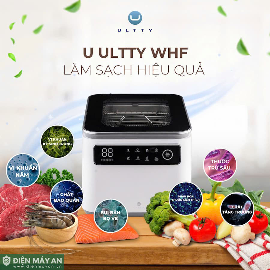 Máy Rửa Thực Phẩm Thông Minh U ULTTY WHF